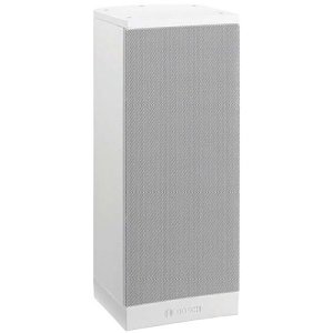 Bosch Audio LB1-UM20E-L Premium‑Sound Indoor/Outdoor Wall Mountable Cabinet Loudspeaker, 20W, White