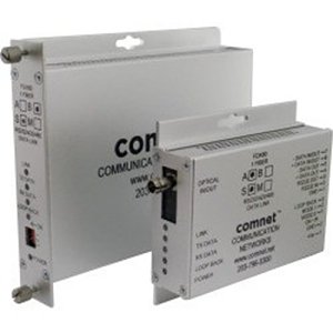 ComNet FDX60M2-M RS232/RS422/RS485 Data Transceiver, Multimode, 16 dB into 62.5-micron Core, 4 km (2.5 mile) Max. Range