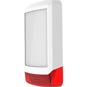 Texecom WDA-0002 Odyssey X1 Series, Sounder Cover, Indoor use Compatible with Odyssey X1 Sounder, White and Red