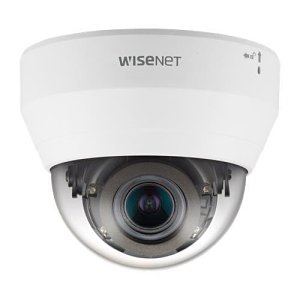 Hanwha QND-7082R Wisenet Q Series, WDR 4MP 3.2-10mm Motorized Varifocal Lens, IR 20M IP Dome Camera, White