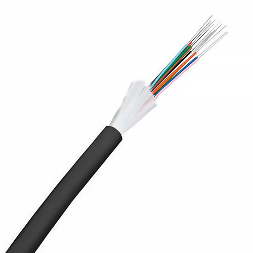 Connectix 002-005-011-24 Starlight Series Tight Buffered Loose Tube Internal/External Fibre Optic Cable, 24-Fibre, Cca Rated, OS2-9/125, Black