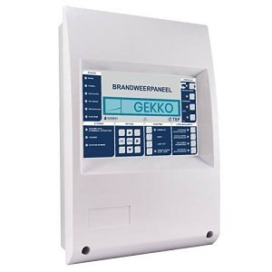 TEF GEKKO-1L Fire Alarm Control Panel with Backlit LCD Display, 1-Loop, IP30, ABS Housing, FR