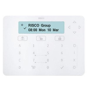 RISCO RPKELPWT000B Elegant Touch Keypad with Grade-3 Proximity Reader for LightSYS+, LightSYS and ProSYS Plus, White
