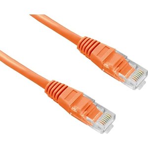 Connectix 003-3B5-020-07C Magic Patch Series CAT6 Patch Cable, RJ45 UPT, LSOH with Latch Protection Boot, 2m, Orange