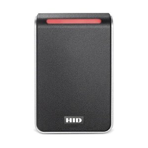 HID 40TKS-T0-000000 Signo 40 Contactless Smartcard Reader, Multi-Technology, Mobile Ready, Wall Switch Mount, Terminal, Black/Silver
