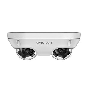 Avigilon H5DH-DO1-IR H5A Series IP67 2 x 3MP IR 15M IP Dual Head Camera, 3.35-7mm Varifocal Lens, WDR, White