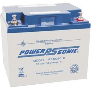 Power Sonic PS-12380VdS PS Series, 12V, 38Ah, Sealed Lead Acid Rechargable Battery, 20-Hr Rate Capacity
