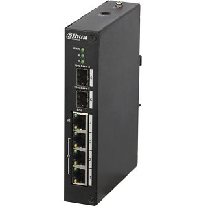 Dahua PFS3206-4P-120 4-Port Unmanaged 2-Layer PoE Switch, 3 x 10-100 Base-T, 120W