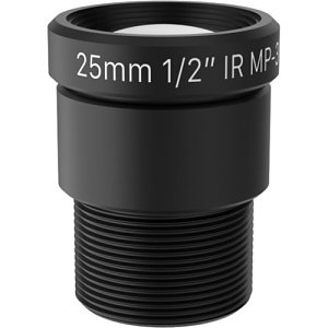 AXIS 01781-001 M12 F2.4 360° Monitoring and Detail Lens for Q6100-E Cameras, 25mm, 4-Pack