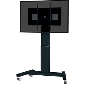 Neomounts PLASMA-M2500BLACK Motorized Monitor Trolley for 42"-100" Screens, Black