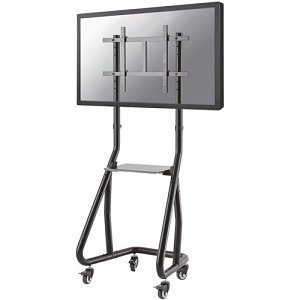 Neomounts NS-M3600BLACK Monitor Mobile Floor Stand for 32"-80" Screens, Black