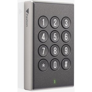 Paxton 010-824 Proximity Reader with Keypad, IP67 Surface Mount, Supports RS485 and MIFARE, Black