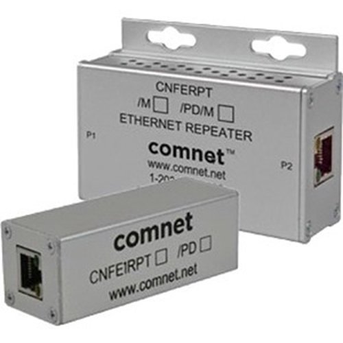 Comnet 10/100 Mbps Ethernet Repeater With 60 W Pass-Through Poe