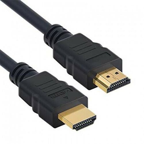 W Box WBXHDMI15V2 High Speed Male-Male HDMI Cable, 18GBPS Supports 4K 3D Compatible, Black, 15m