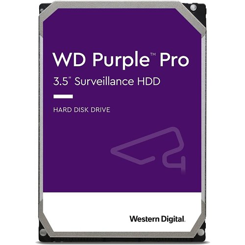 WD WD101PURP Purple Pro 10 TB Hard Drive, 3.5" Internal, SATA (SATA/600), Conventional Magnetic Recording (CMR) Method