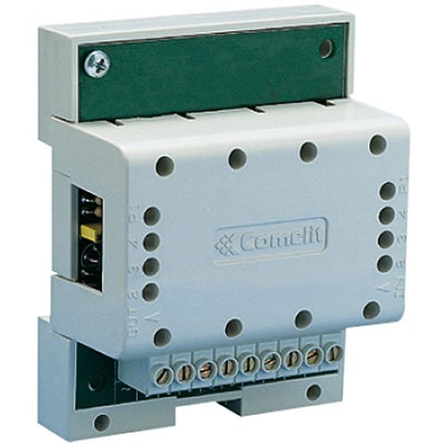 Comelit 1415 User Branch Unit with Integrated Line Protection for Simplebus2 Video Door Entry Systems, Branch up to 4 Internal Units