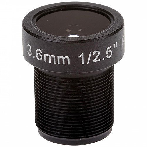 AXIS 5506-011 M12 Standard Lens for P39 MkII Cameras, 3.6mm Fixed Lens, 10-Pack