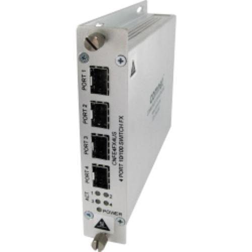 ComNet CNFE4FX2TX2US Switch Unmanaged 4 Port 10/100 2x Rj45, 1-Port 100fx Cnfe4+1smss2PoE Singlemode 2 Vezels St Connectors