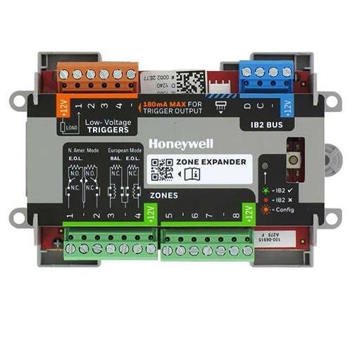 Honeywell MPIEIO84E MAXPRO Intrusion Zone Expander Module, Eight Hardwired Zones and Four Triggers