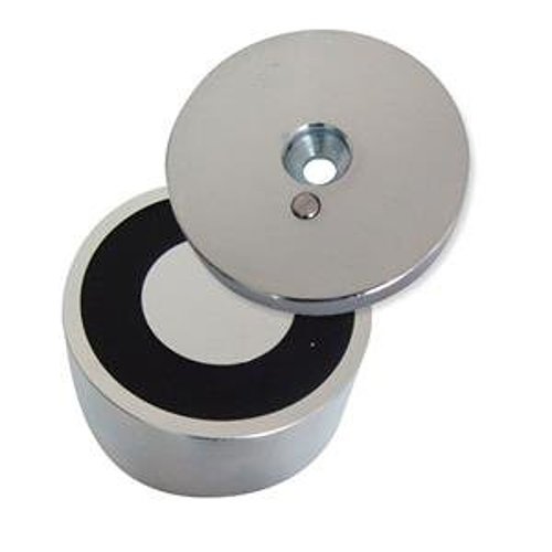CDVI V250D80R Round magnet 250 kg Holding Force - 12/24 V DC with Signaling Contact