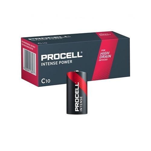 Procell MN1400 Intense Alkaline C LR14 1.5V Batteries, 10-Pack