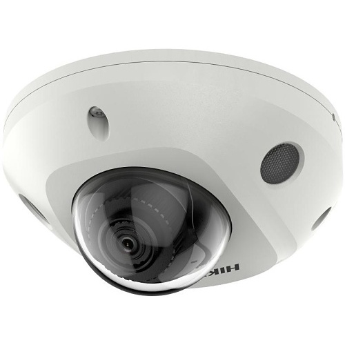Hikvision DS-2CD2526G2-IS Pro Series AcuSense 2MP Fixed Mini IP Dome Camera, 2.8mm Fixed Lens, White