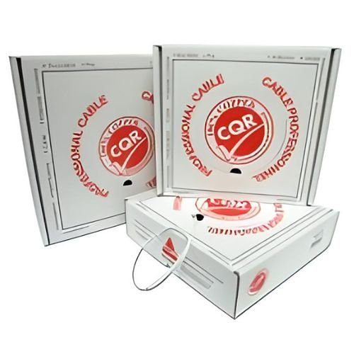 CQR CAB8 200M PVC 8 Core x 0.22 Solid Alarm Cable Box, White