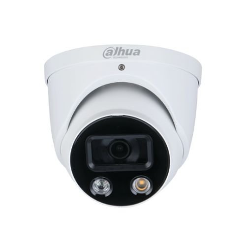 Dahua HDW3849HP WizSense Series, IP67 4K 3.6mm Fixed Lens, IR 30M IP Turret Camera, White