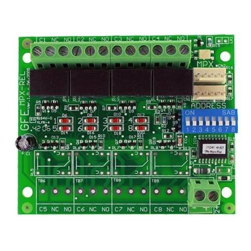 TEF GFE-MPX-REL-4 Orion Multiplexed 4-Zone Relay Board, 28V DC 7mA