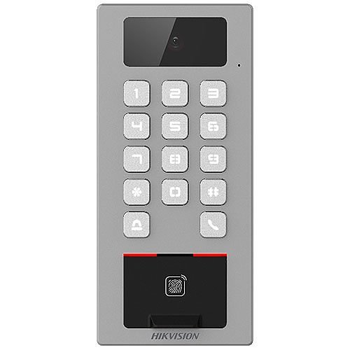 Hikvision DS-K1T502DBFWX-C Pro Series, Biometric and Mifare Card Reader with 2MP Camera, DESfire, IP65, 10,000 Fingerprints, 100,000 Cards