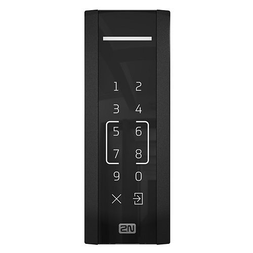 2N Access Unit M Touch Keypad and RFID Reader, Supports 125kHz and 13.56 MHz Cards, Black