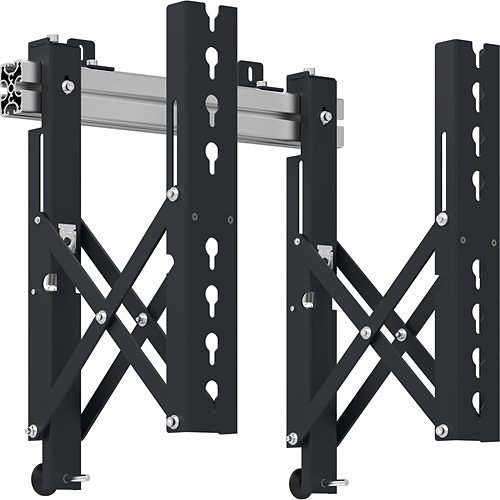 AG Neovo VWM 02 Video Wall Mount for Displays from 43" to 86", Black and Silver