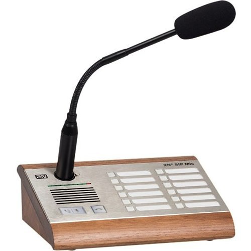 AXIS 2N SIP Microphone Console for Paging, 12-Zones (01208-001)