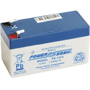 Power Sonic PS-1212 Batterij - Loodzuur - Voor Beveiligingsapparaat, Elektrische apparatuur, Electronisch apparaat voor consumenten, Toegangscontrolesysteem, Noodverlichting, Brandalarm, Medische apparatuur - Oplaadbare batterij - 12 V DC - 1200 mAh