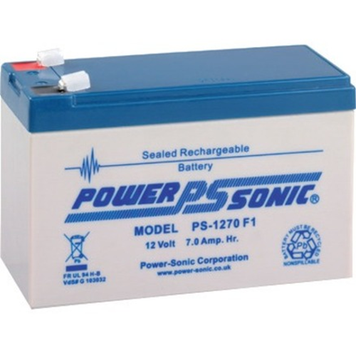Power Sonic PS-1270 Batterij - Loodzuur - 1 - Voor Multifunctioneel - Oplaadbare batterij - 12 V DC - 7000 mAh
