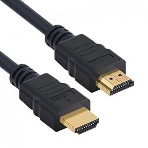 W Box 1 m HDMI-Kabel A/V-kabel voor Audio-/Video-apparaat - 10.2 Gbit/s - Ondersteunt maximaal3840 x 2160 - Afscherming - Goud Connector met metaallaag - 28 AWG - Zwart