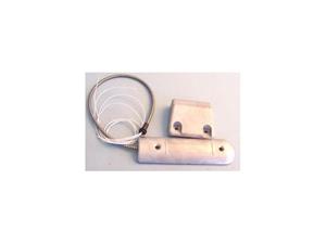 Elmdene RSC Kabel Magnetisch contact - 55 mm Spleet - Voor Deur, Rolluik - Oppervlakbevestiging - Zilver