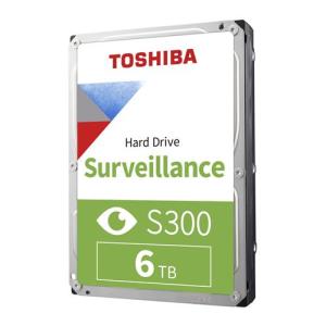 Toshiba S300 6 TB Harde schijf - 3.5" Intern - SATA (SATA/600) - Videobewakingssysteem, Netwerk-videorecorder, Videorecorder, Opslagsysteem Ondersteunde apparaten - 7200rpm - Bulk